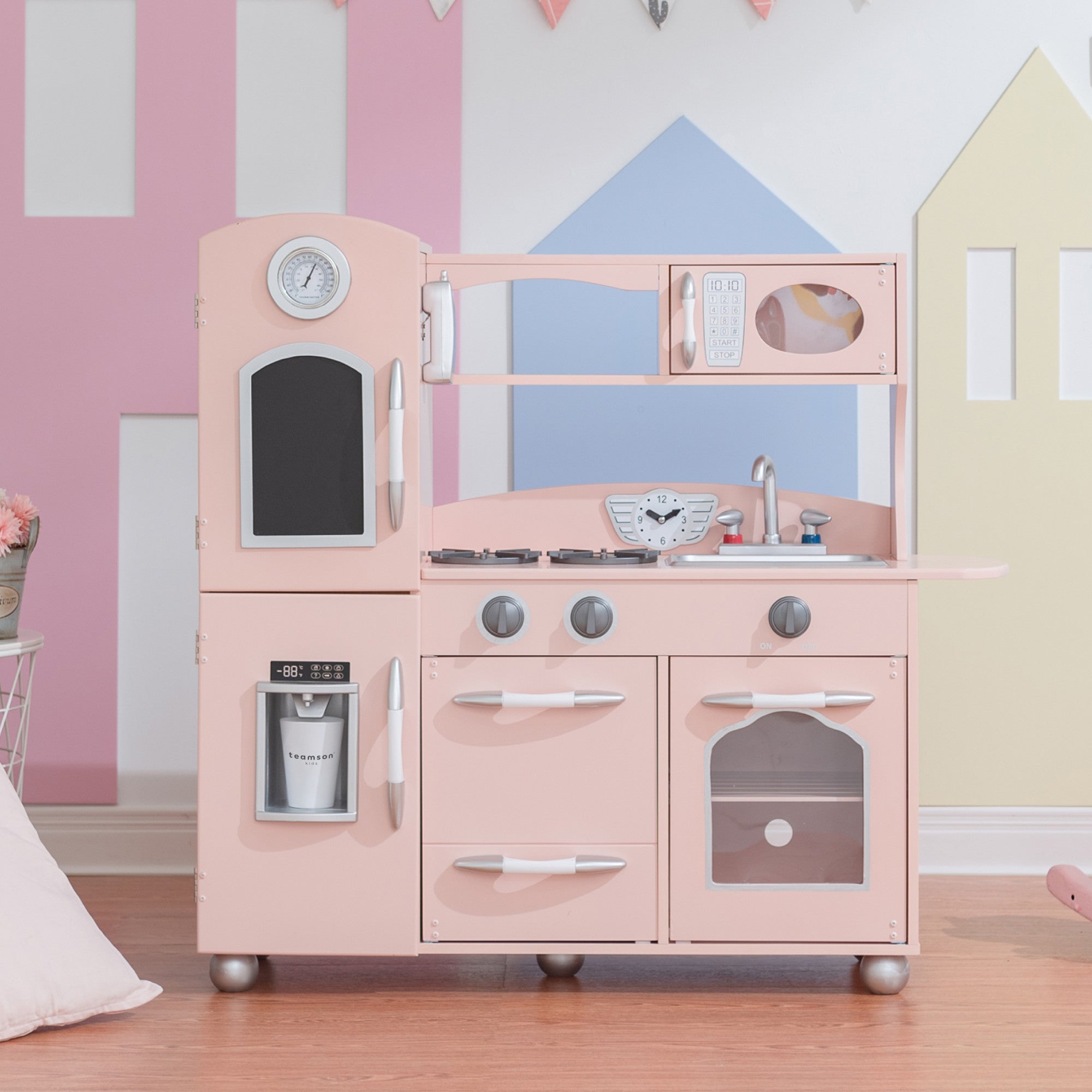 Little Chef Westchester Retro Play Kitchen, Pink