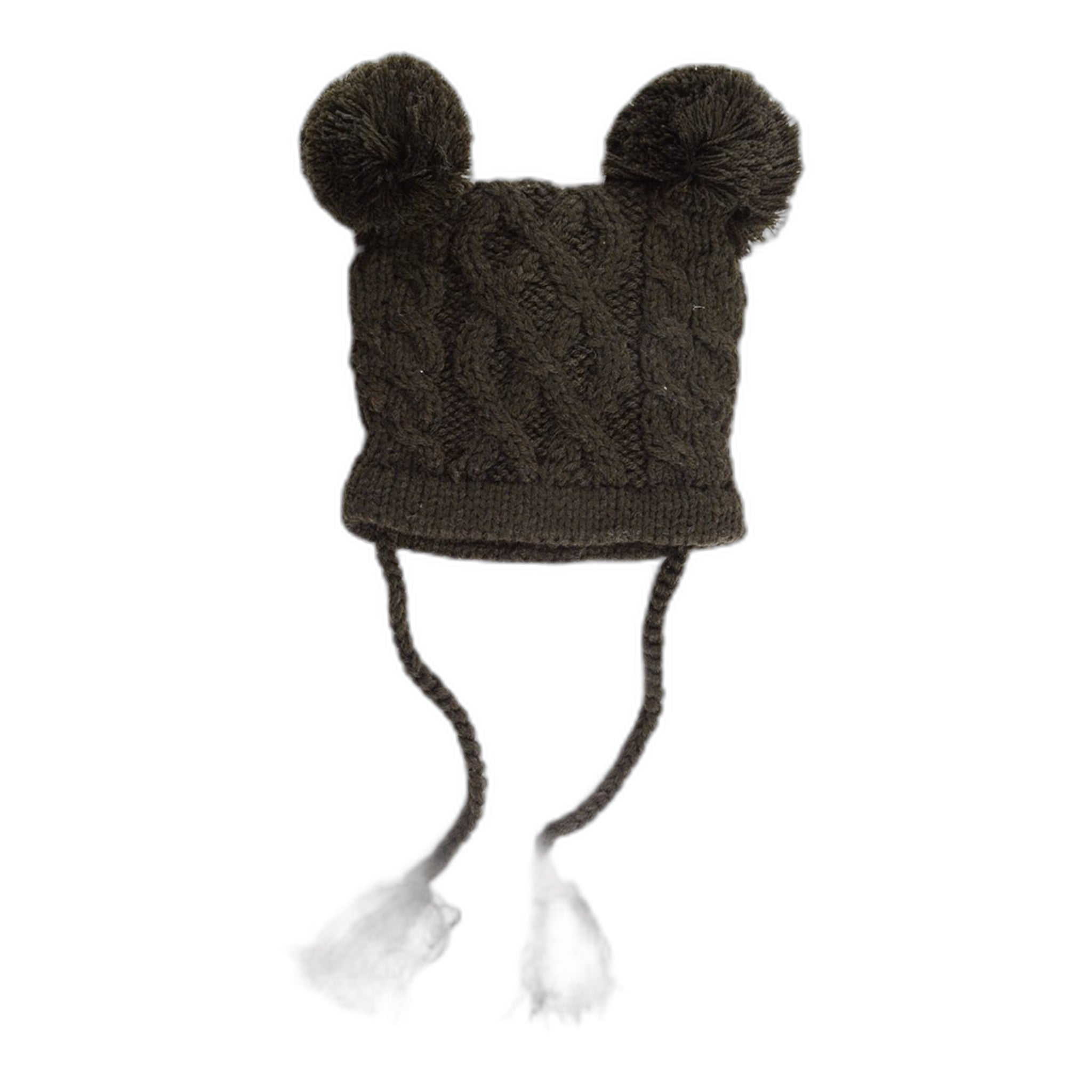 Quinn Cable Pom Pom Knit Hat