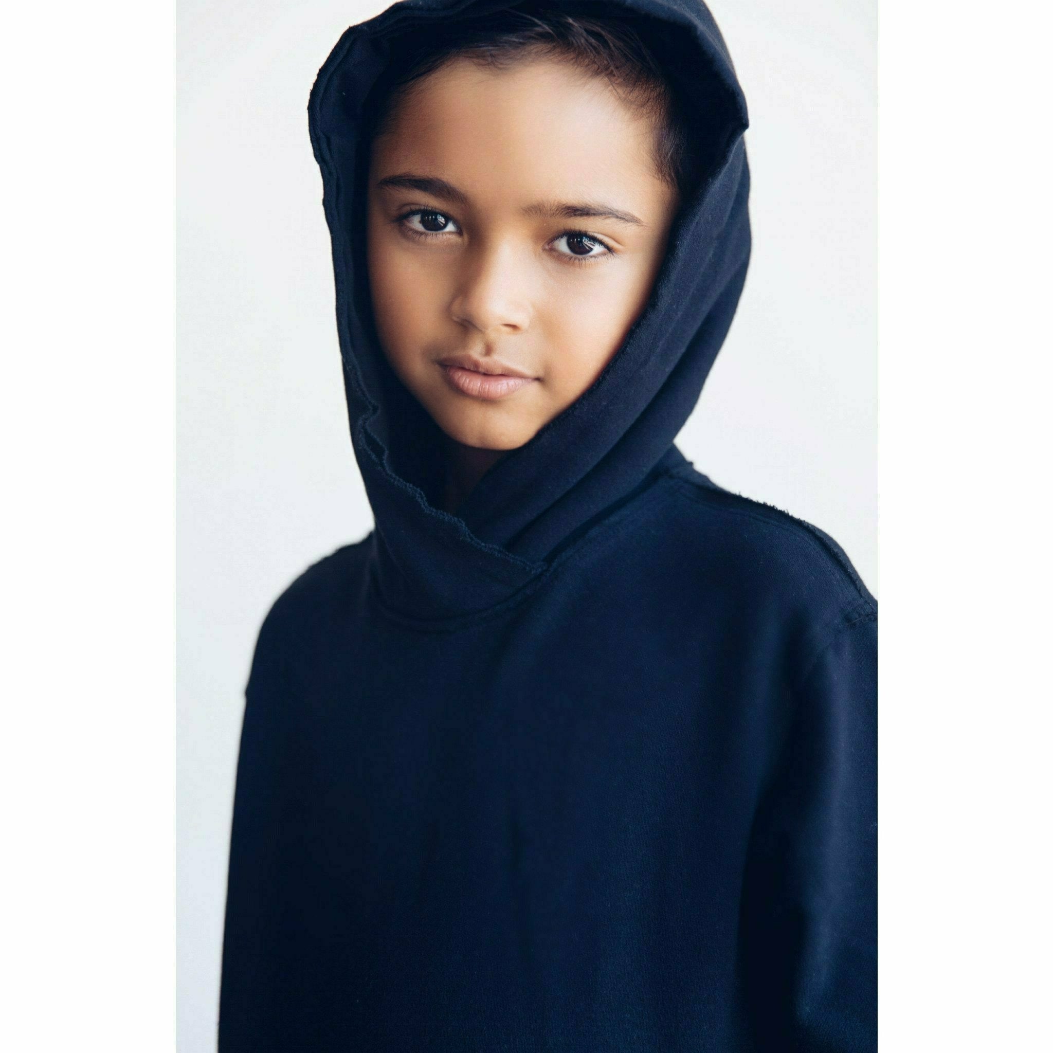 Organic Benji Kids’ Hoodie  Black