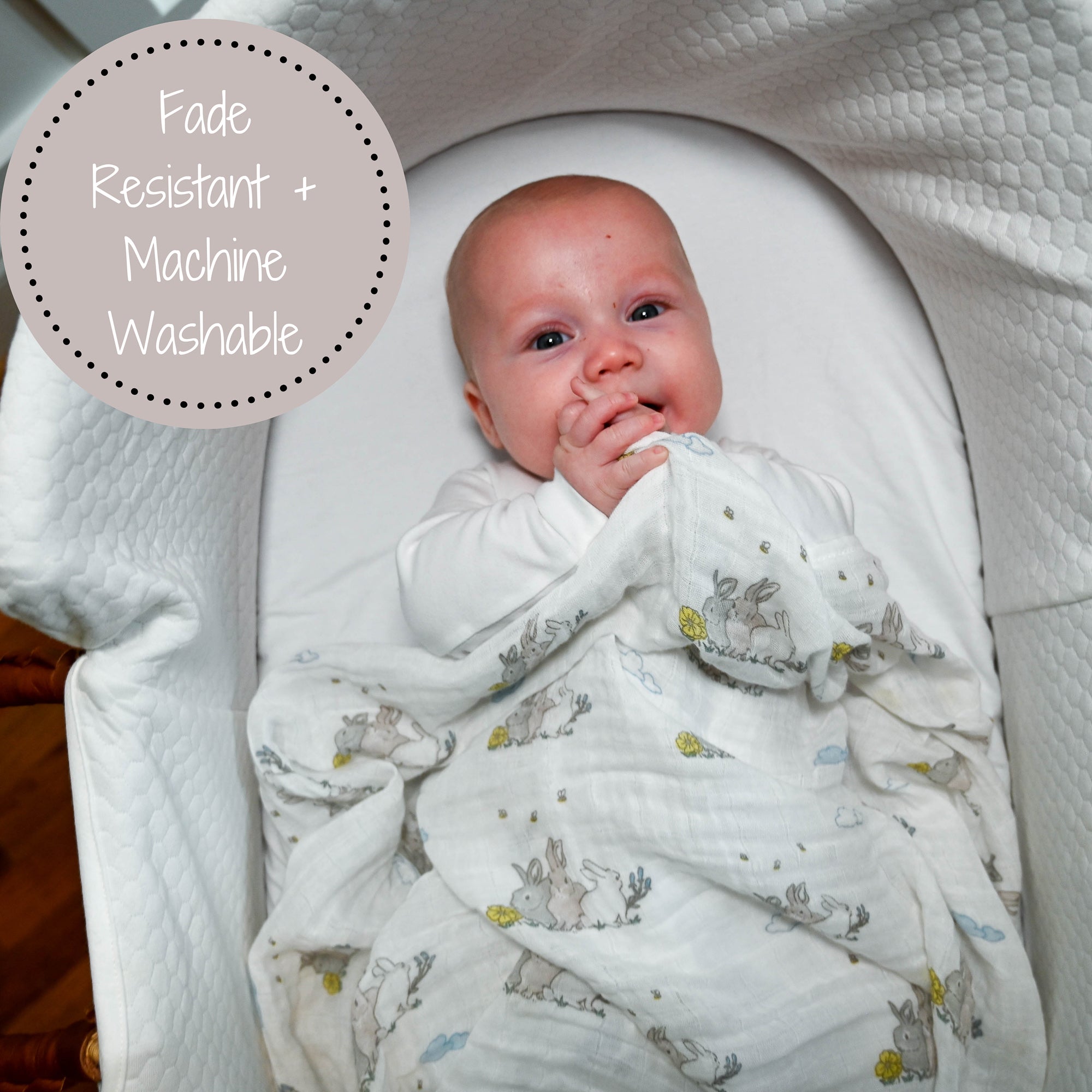 Somebunny Loves You Swaddle Blanket