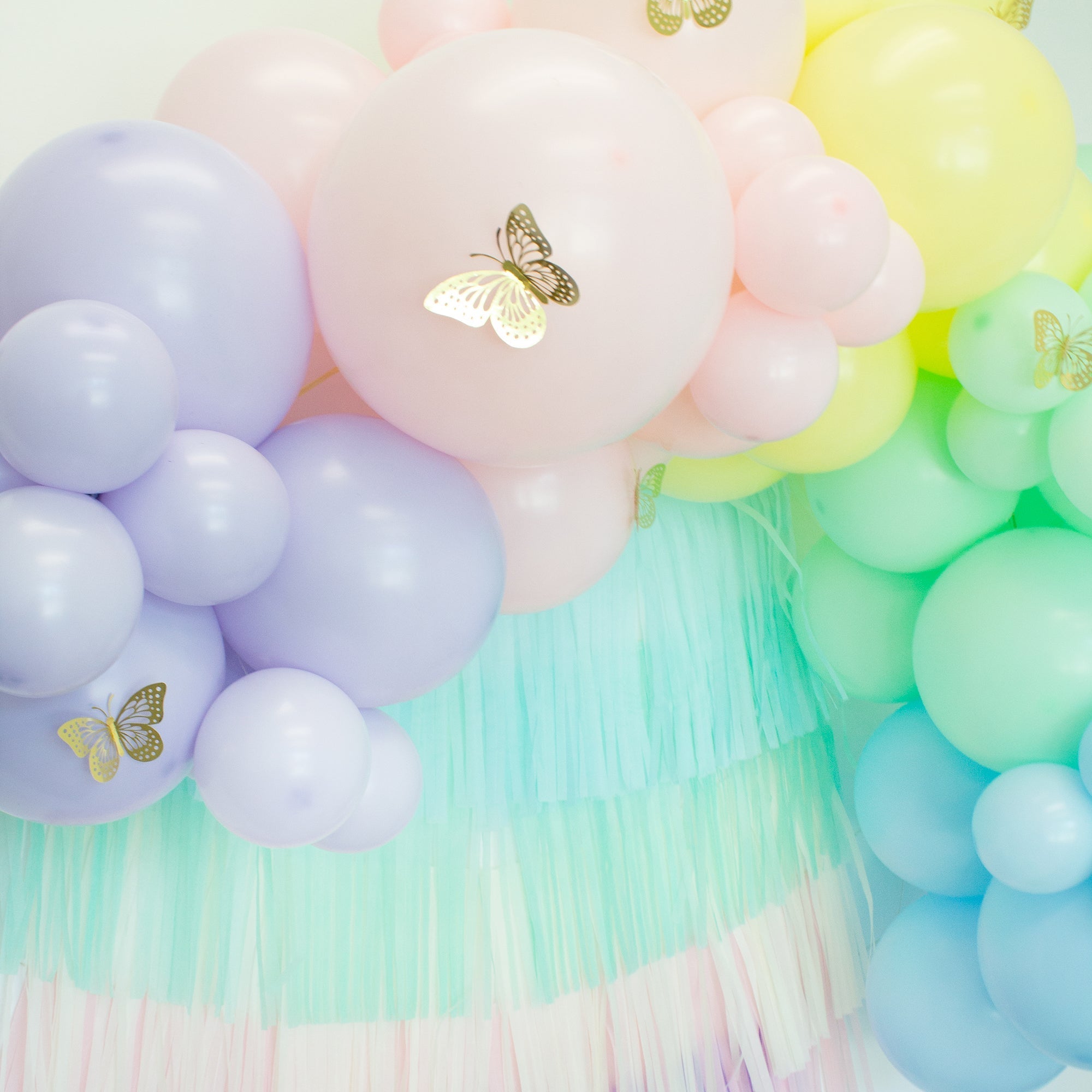 Soft Pastel Rainbow Balloon Garland Kit