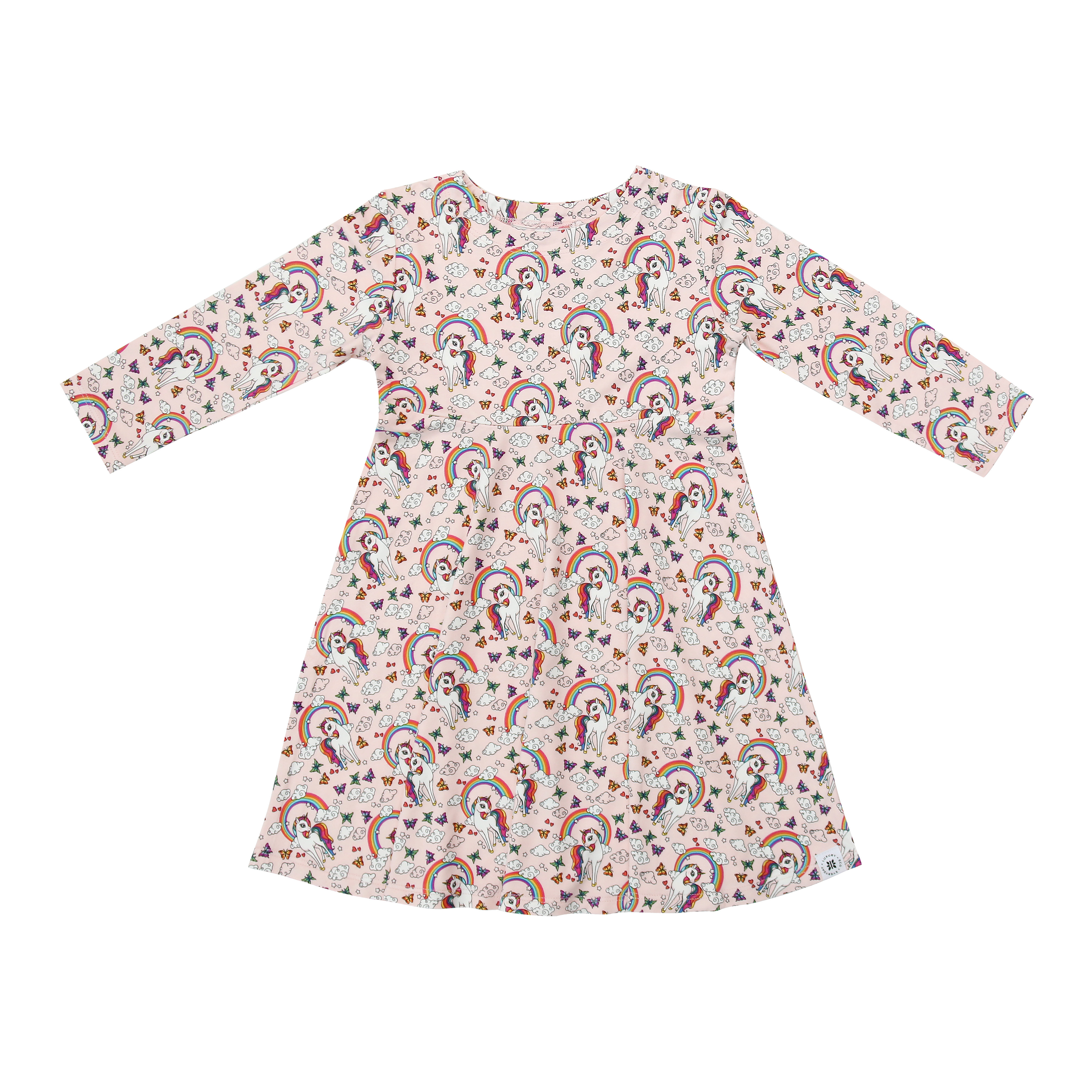 Rainbow Bright Swirly Girl Dress