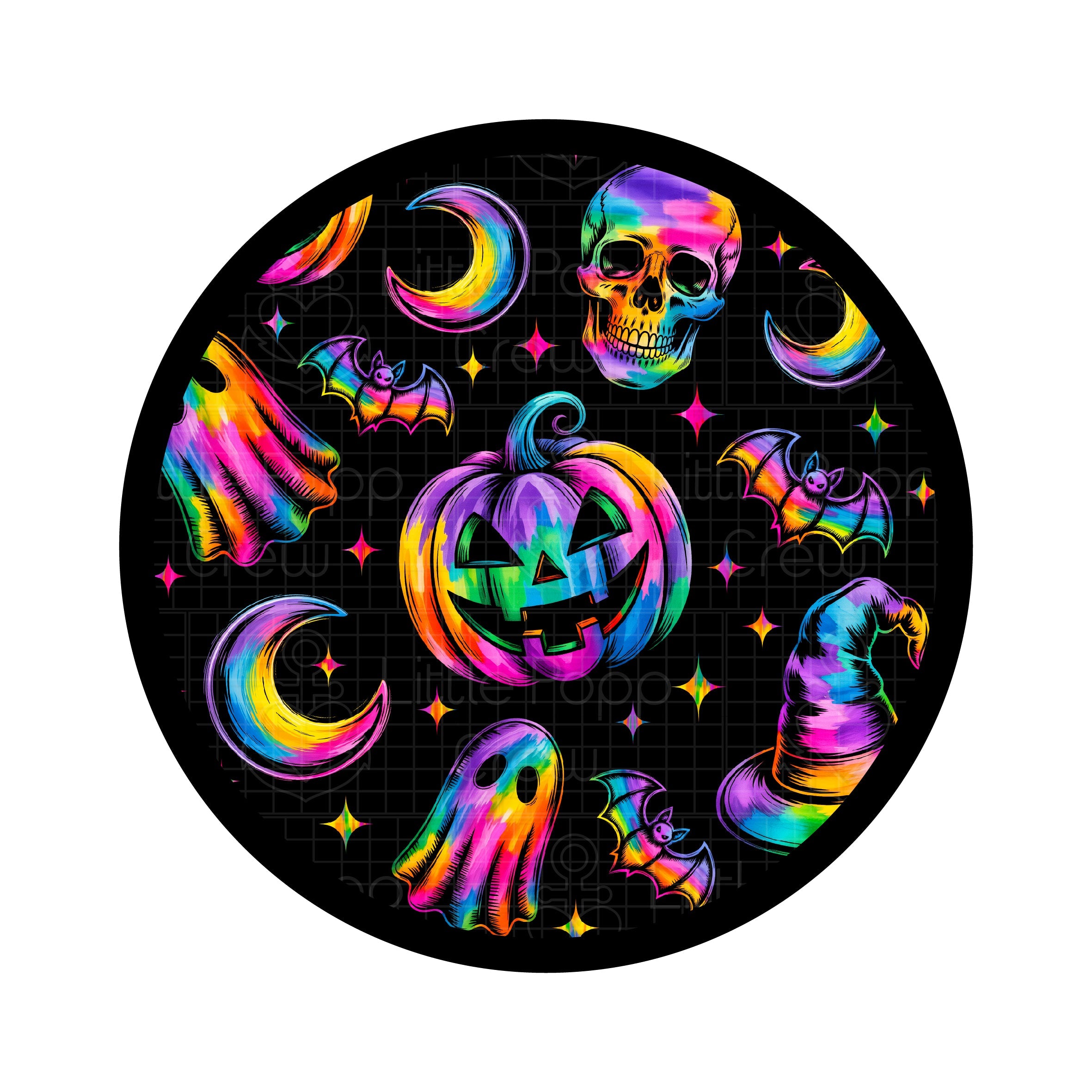 Halloween | Rainbow Haunts | Bamboo Scrunchie
