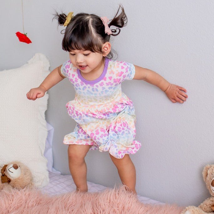 Rainbow Leopard Dress