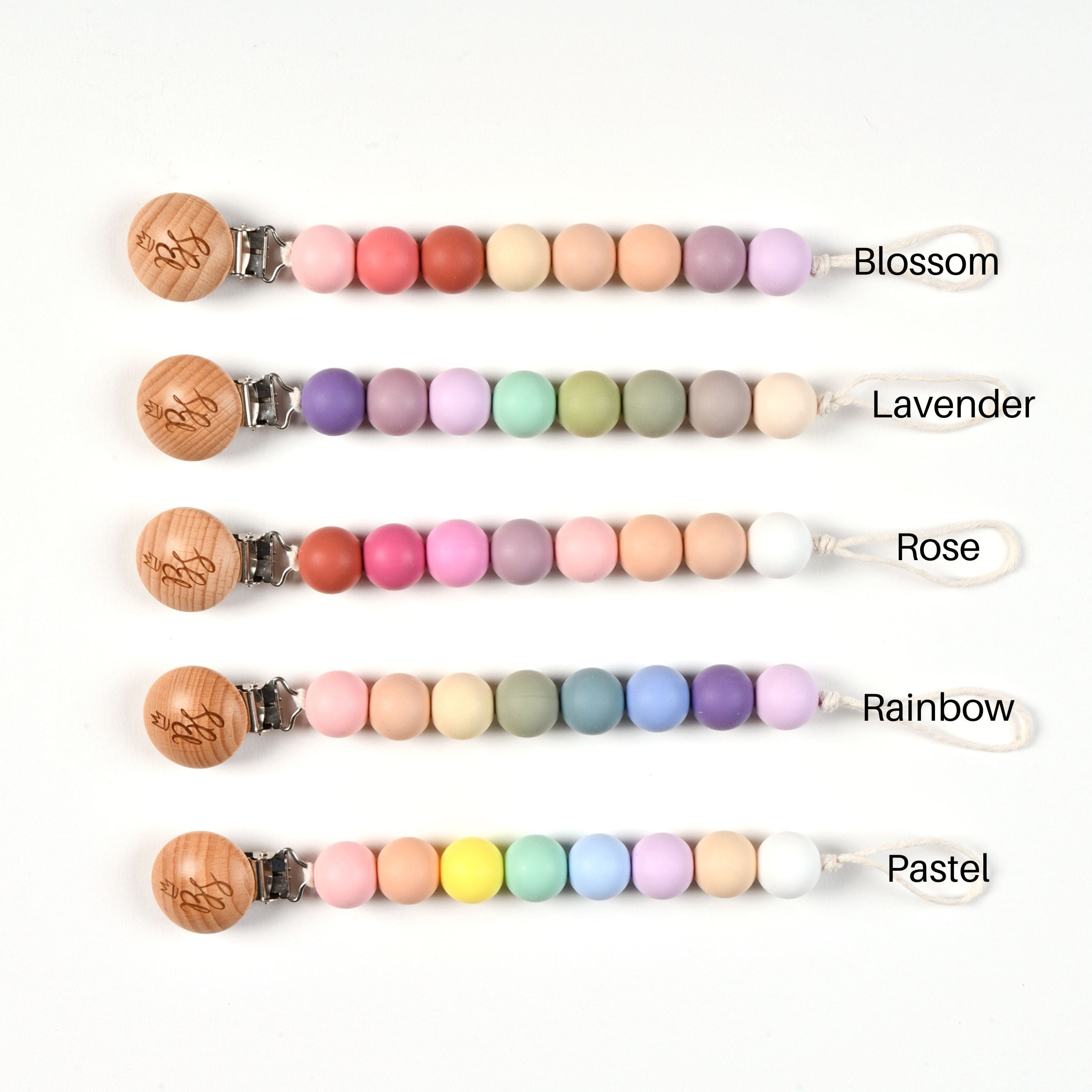 Rainbow | Handmade Pacifier-clips