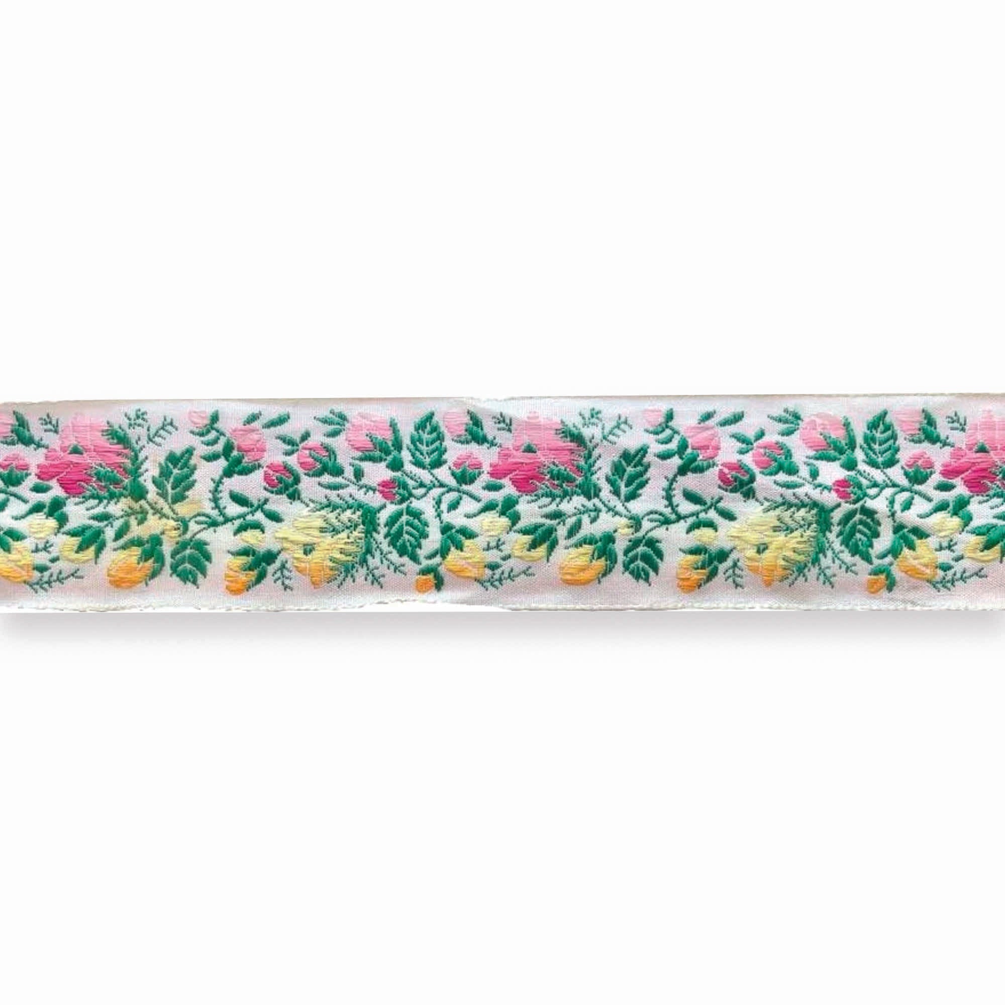 Rainbow Long Rosebud Vintage Ribbon - Long