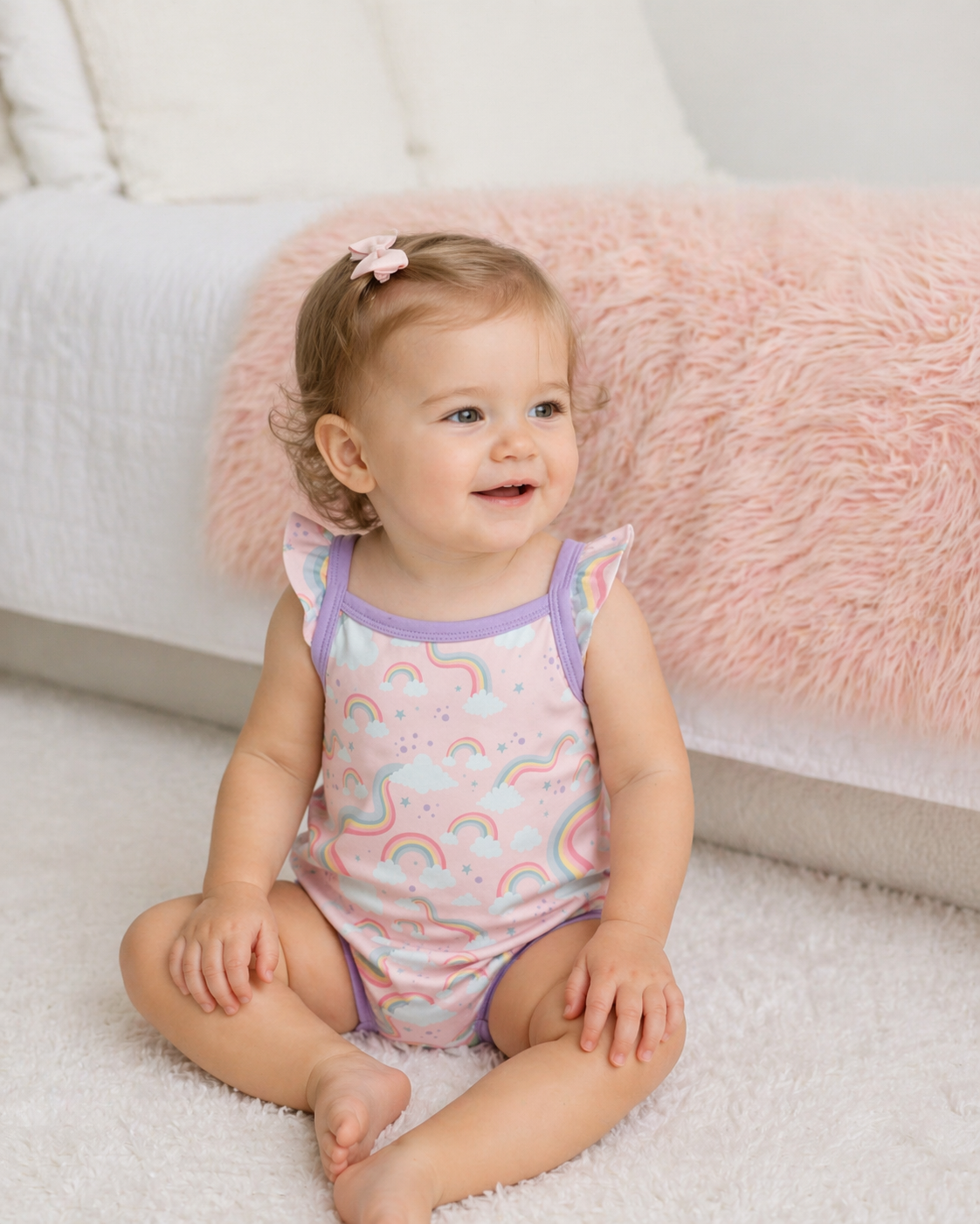 Rainbow Wishes Bubble Romper