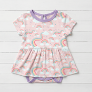 Rainbow Wishes S/s Bodysuit Dres