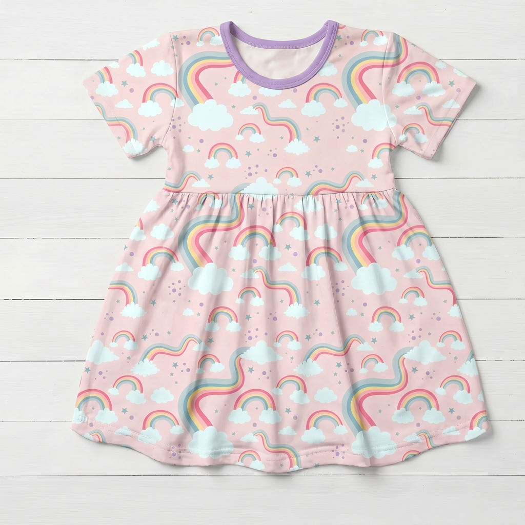 Rainbow Wishes S/s Dress