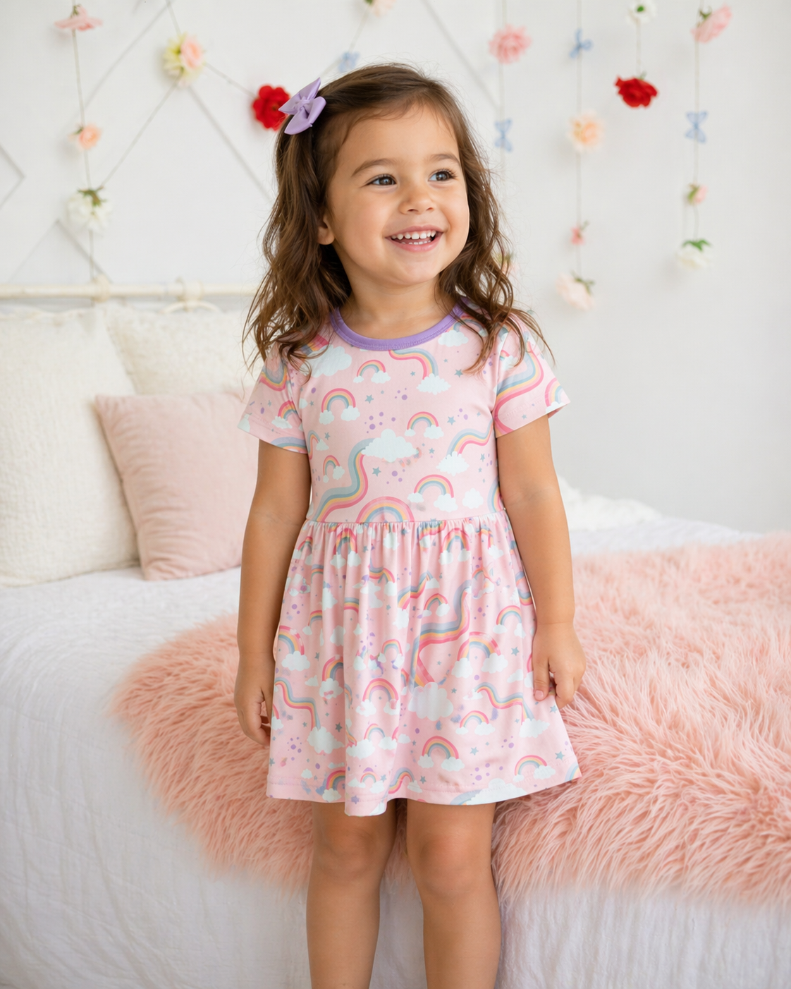 Rainbow Wishes S/s Dress