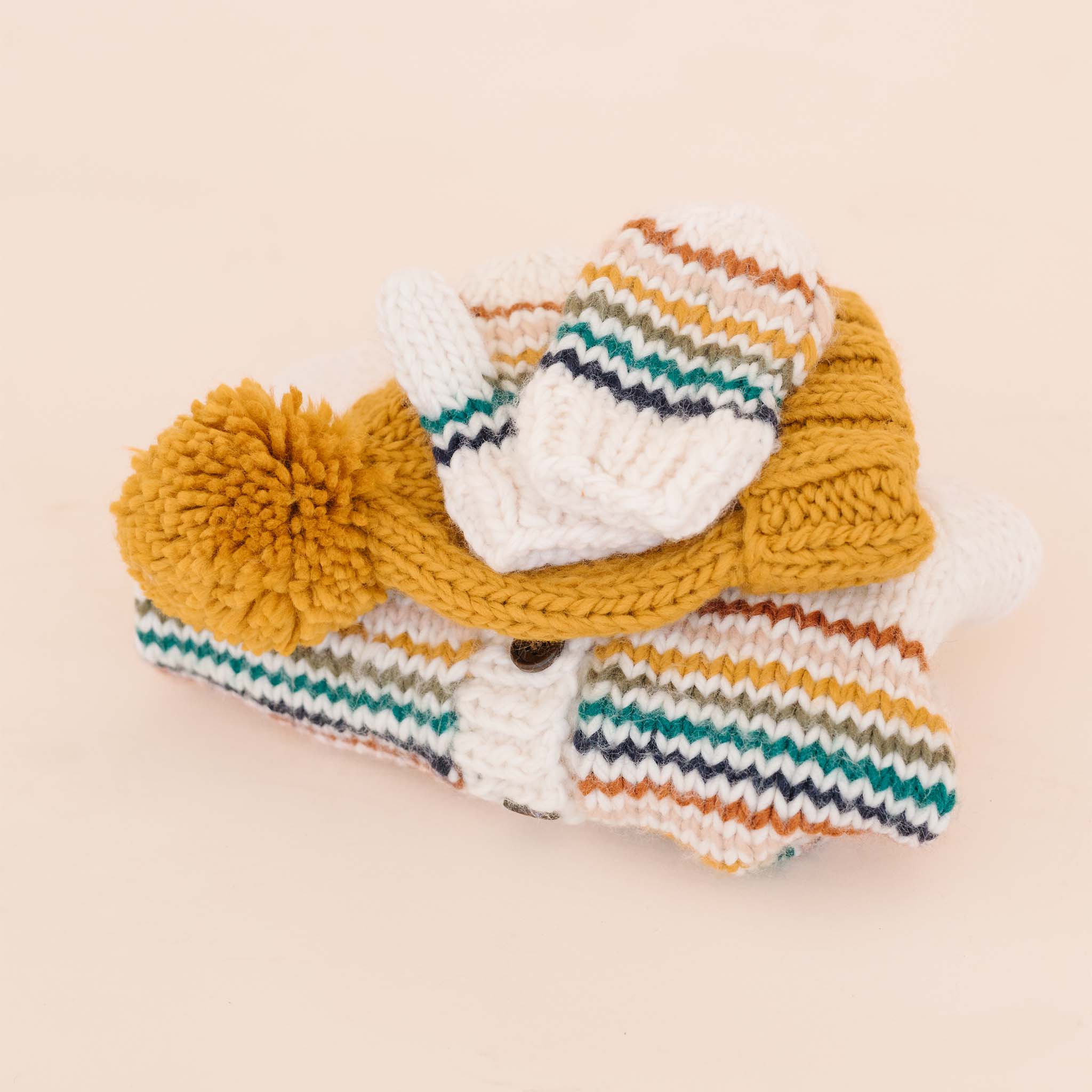 Classic Pom Hat, Mustard