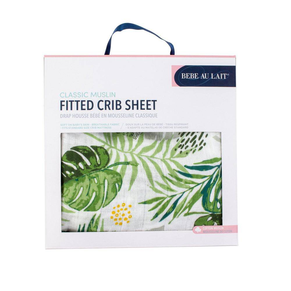 Rainforest Classic Muslin Crib Sheet