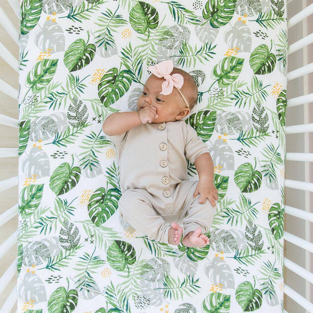 Rainforest Classic Muslin Crib Sheet