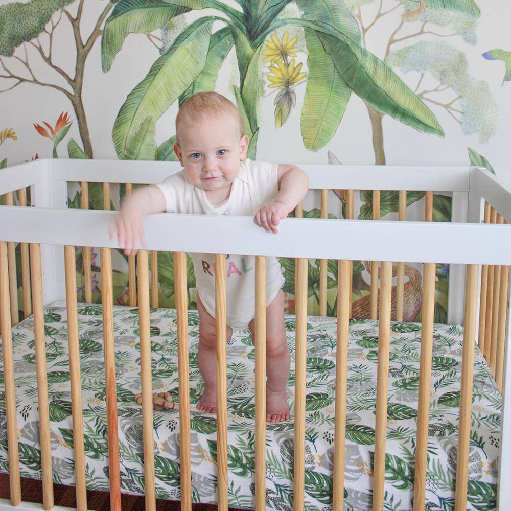 Rainforest Classic Muslin Crib Sheet