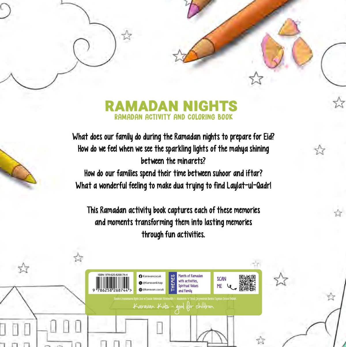 Ramadan Nights - Islamic Children's Activity And Colouring Book