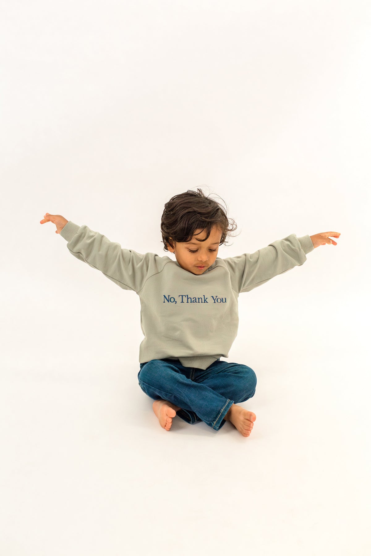 Custom Embroidered Baby Sweatshirt – Personalized Soft Bamboo Pullover