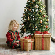 Rattan Storage Gift Boxes - Set Of 2