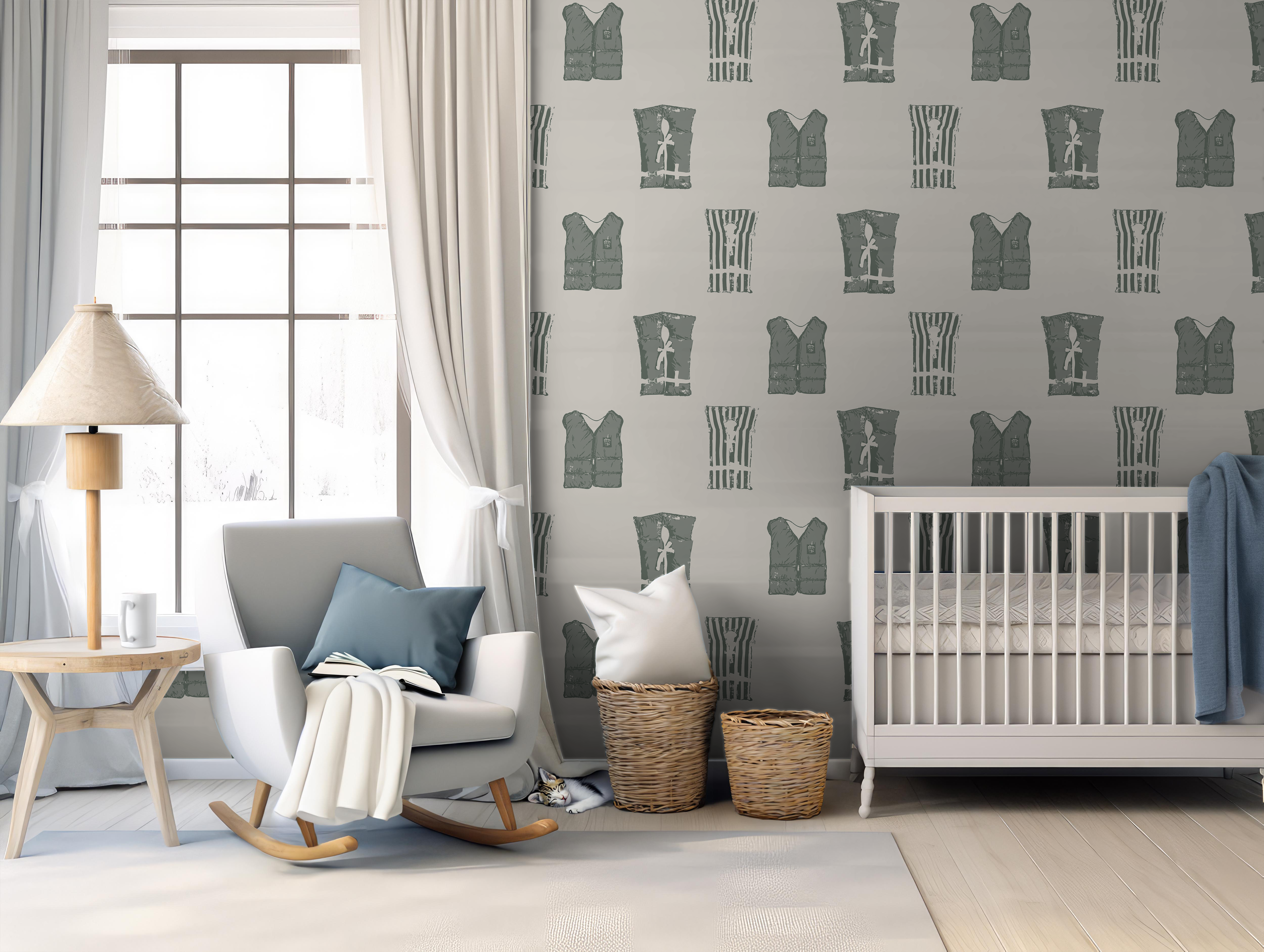 Ray Wallpaper By Kim Hallquist Designs