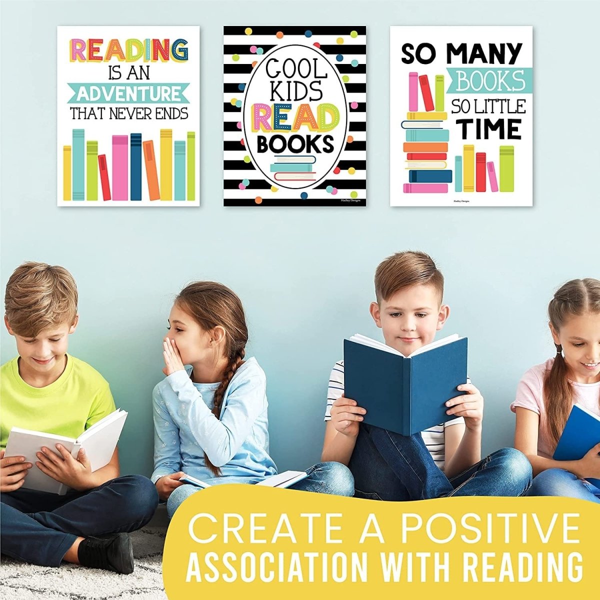 Reading Corner Kit: Colorful 6 Poster Pack