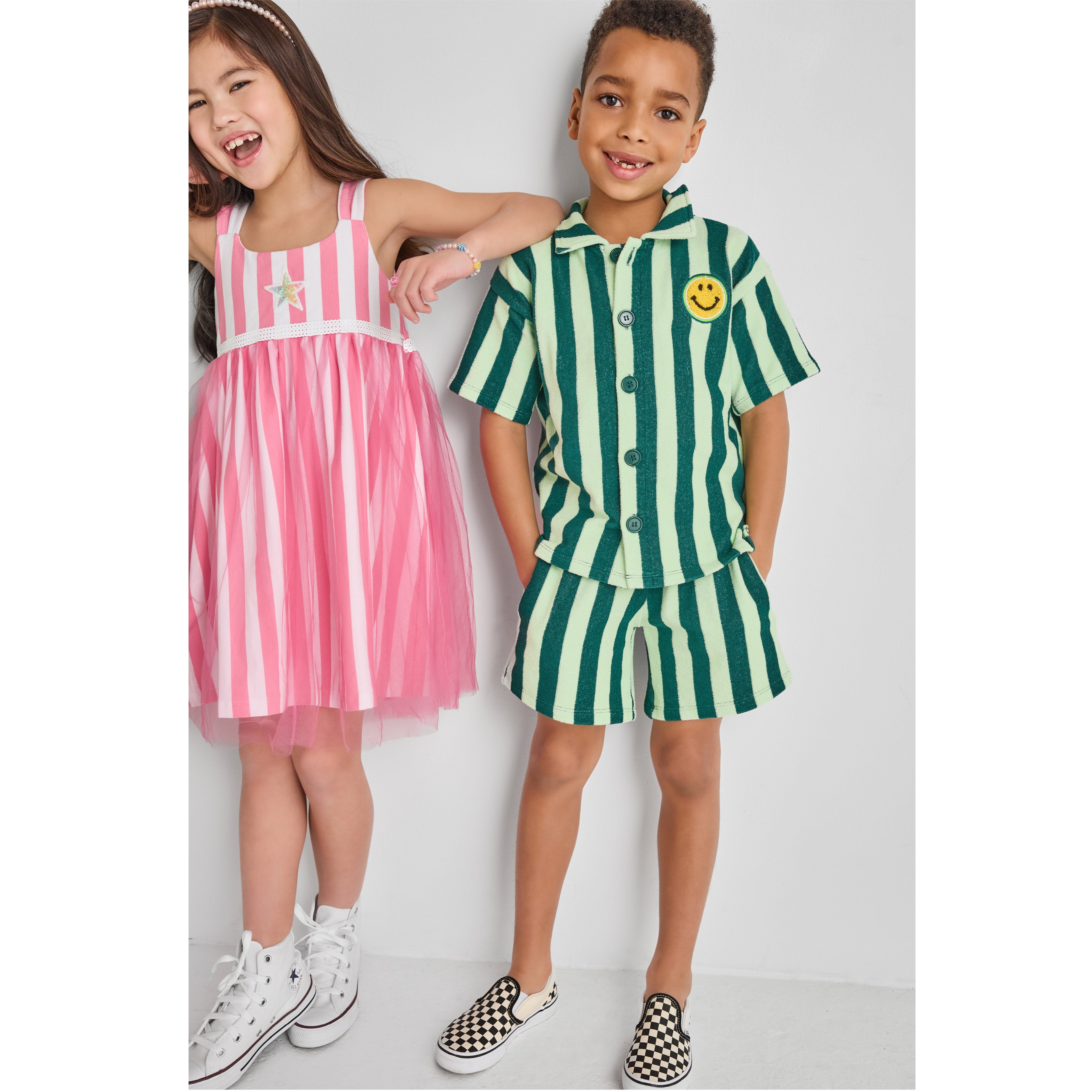 Striped Terry Shorts