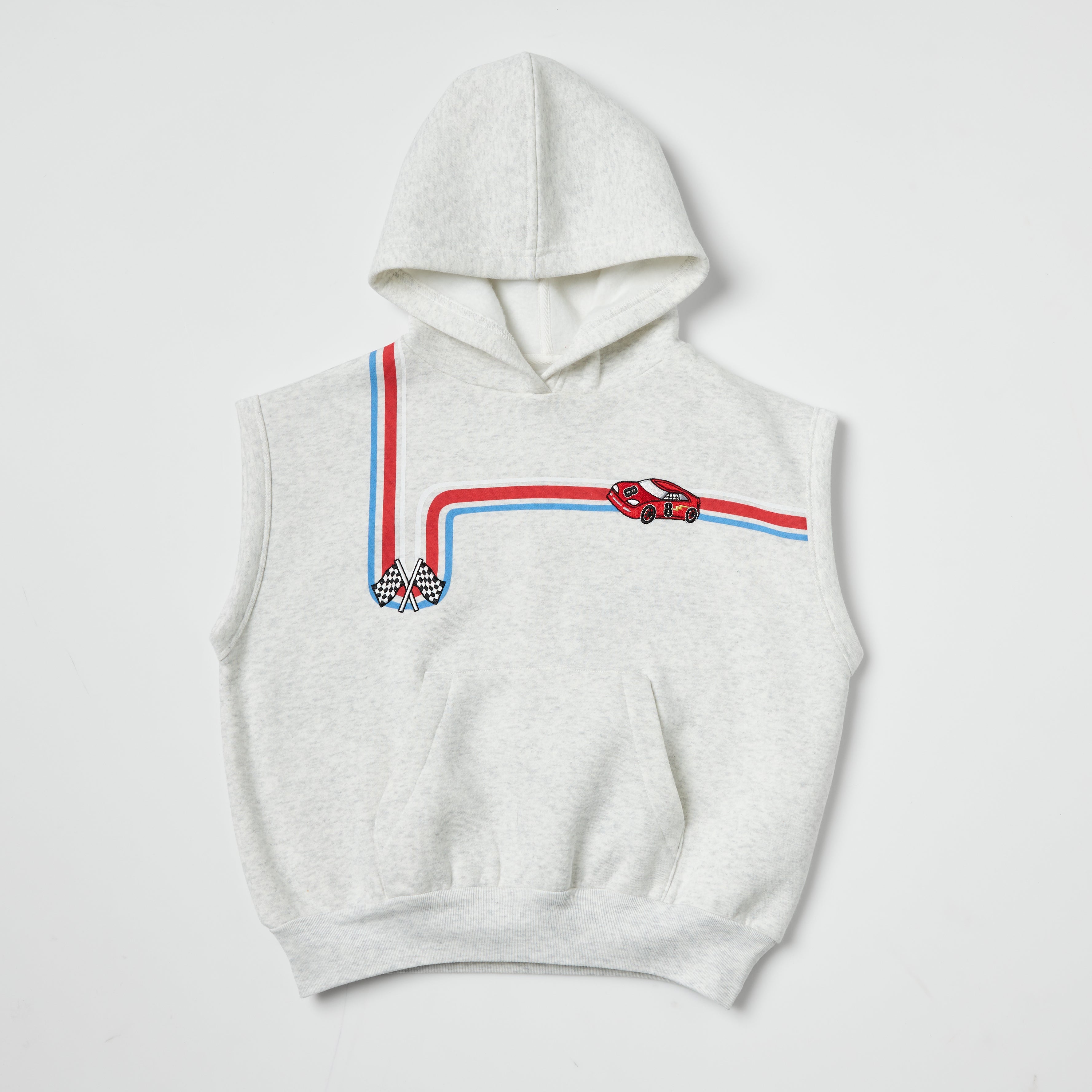 Racecar Sleeveless Hoodie