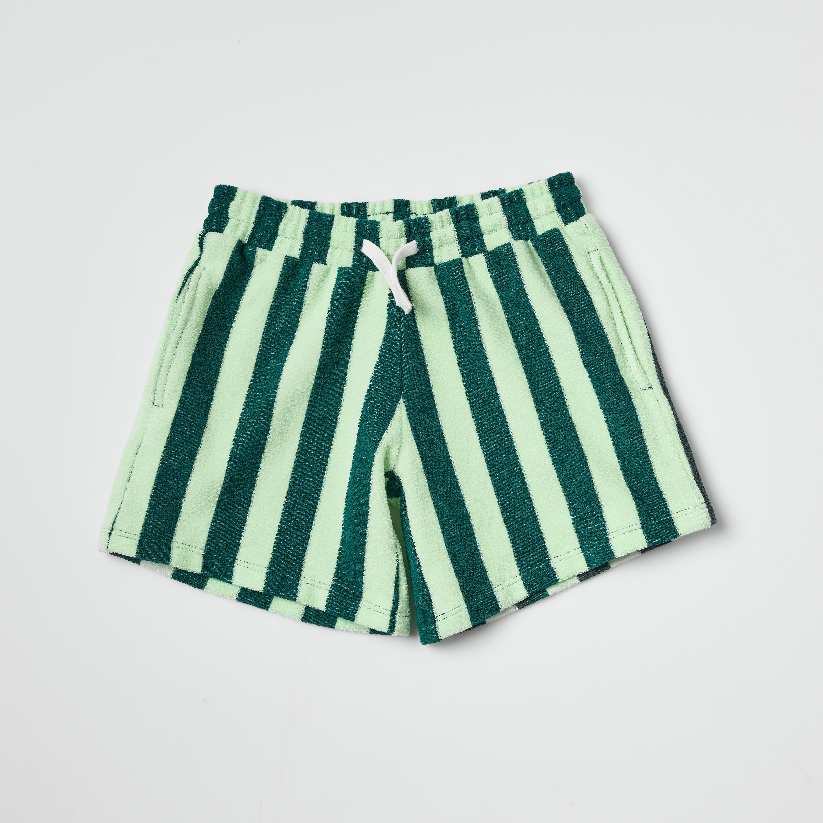 Striped Terry Shorts