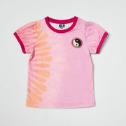 Pink Tie-dye Yin Yang T-shirt