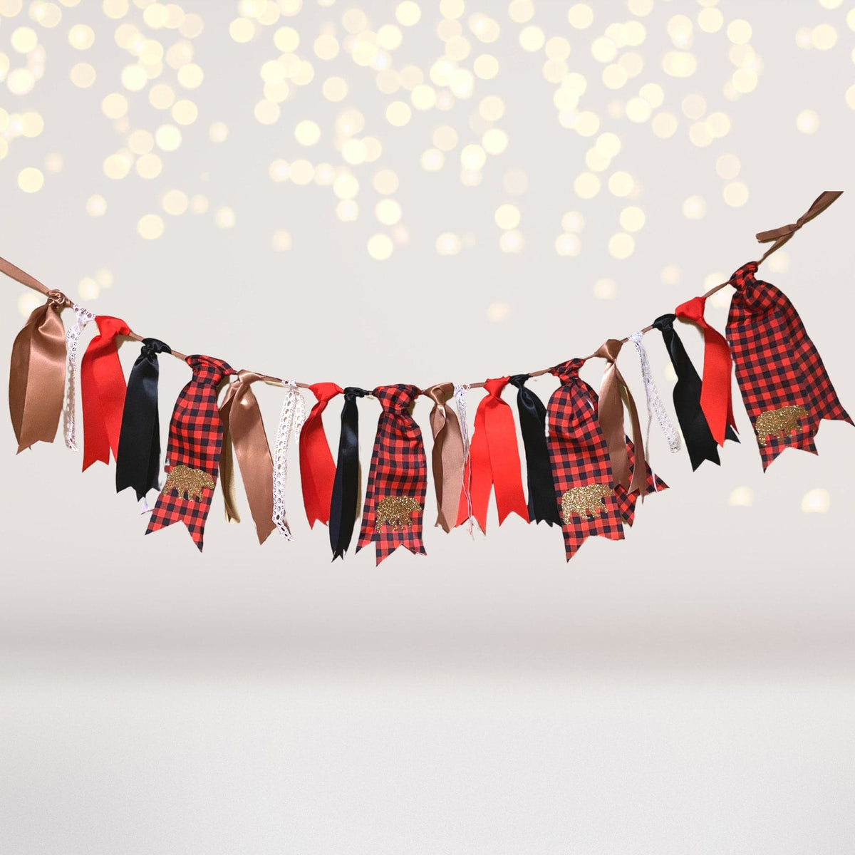 Red And Black Buffalo Plaid Teepee Tent Play Set, Buffalo Plaid Holiday Decor