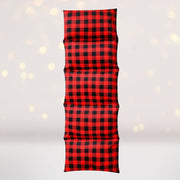 Red And Black Plaid Pillow Bed Case, Lumberjack Print Floor Lounger Holiday Gift