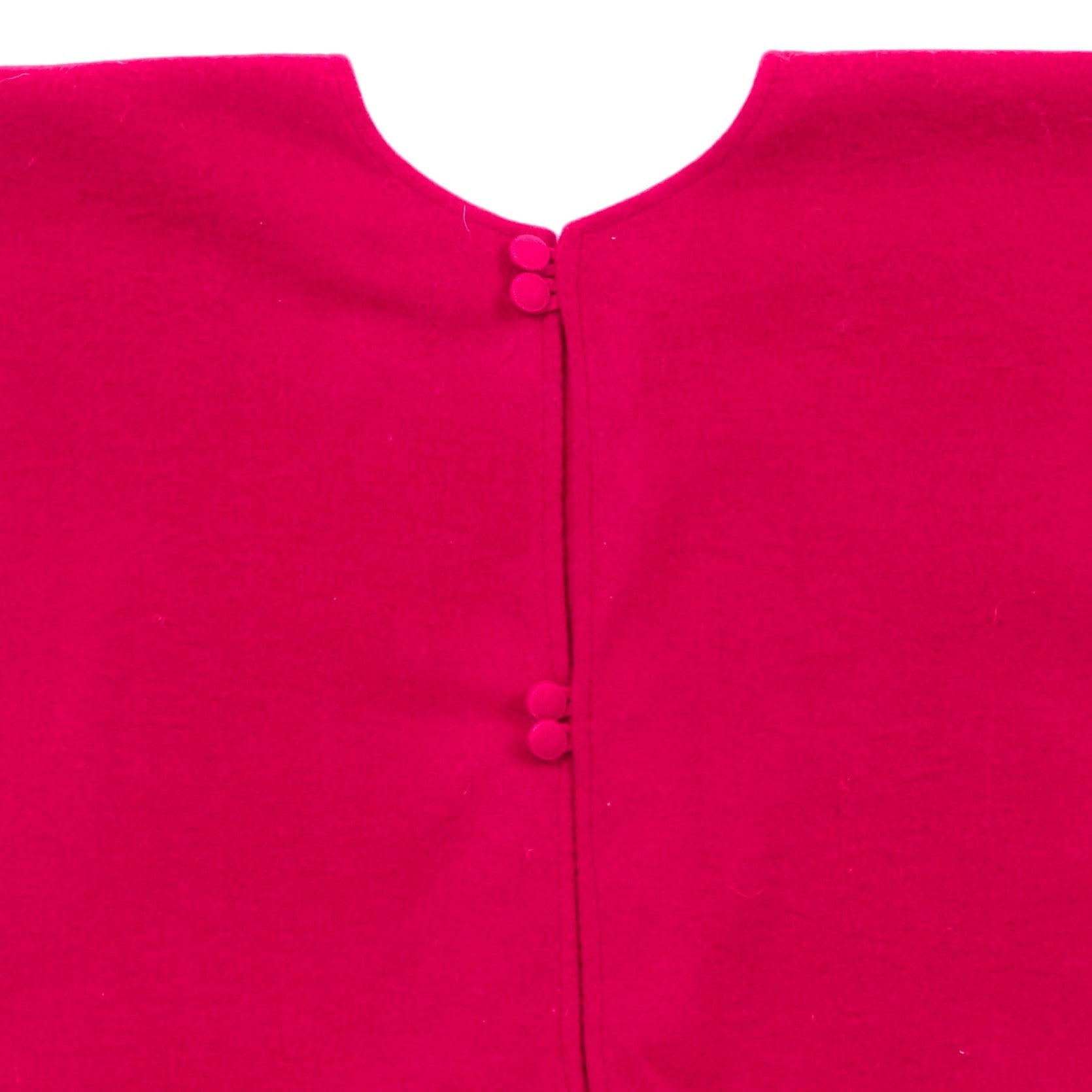 Red Calla Lily Flower Border Christmas Tree Skirt Wool - 60"