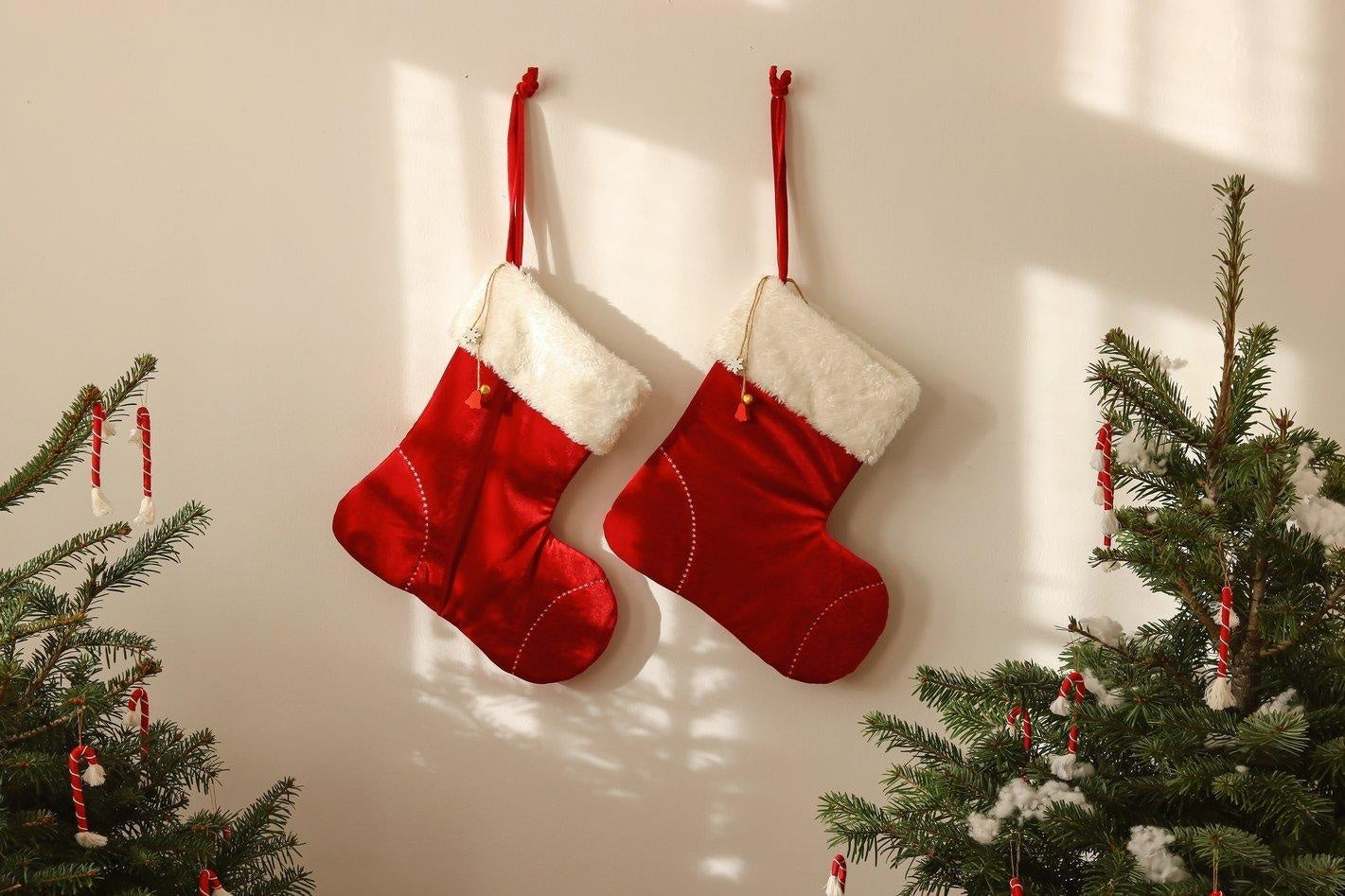 red Candy Christmas Stocking