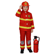 Red Firefighter Costume - Kids