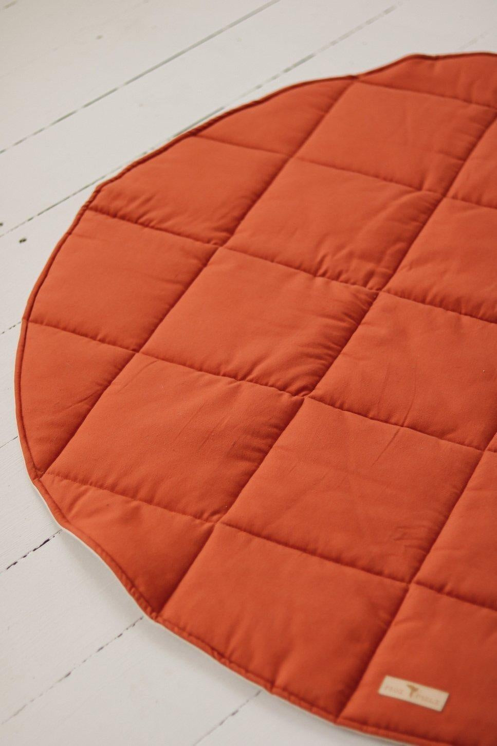 red Fox Round Cotton Mat