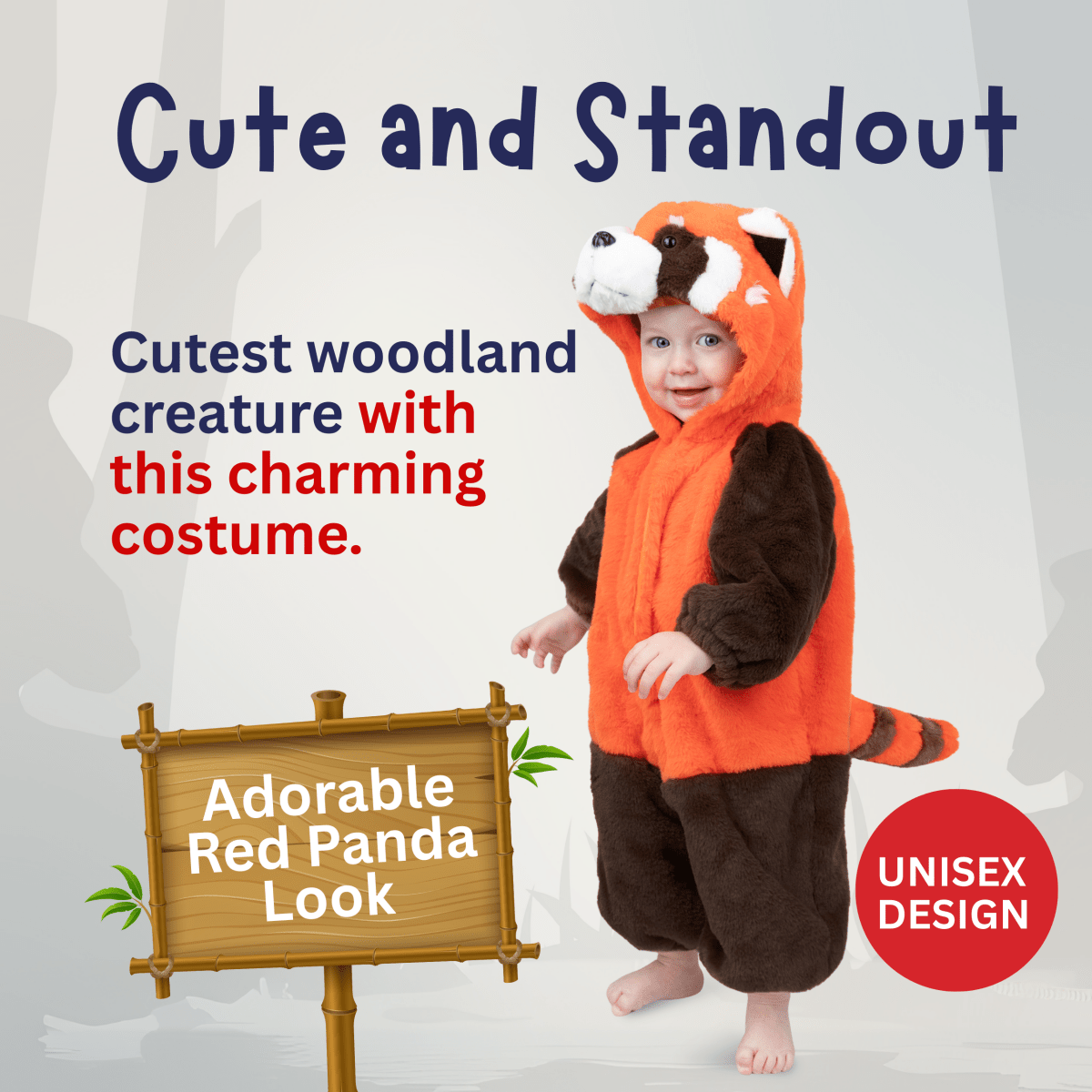 Red Panda Costume For Toddlers