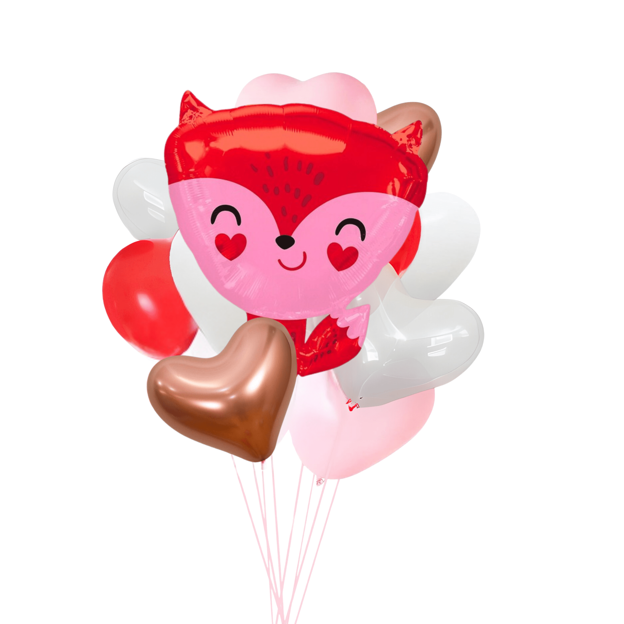 Fox Heart Balloon Bouquet