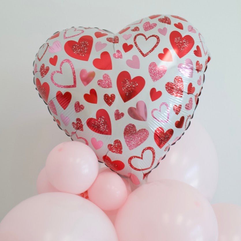 Sparkle Heart Balloon Bouquet