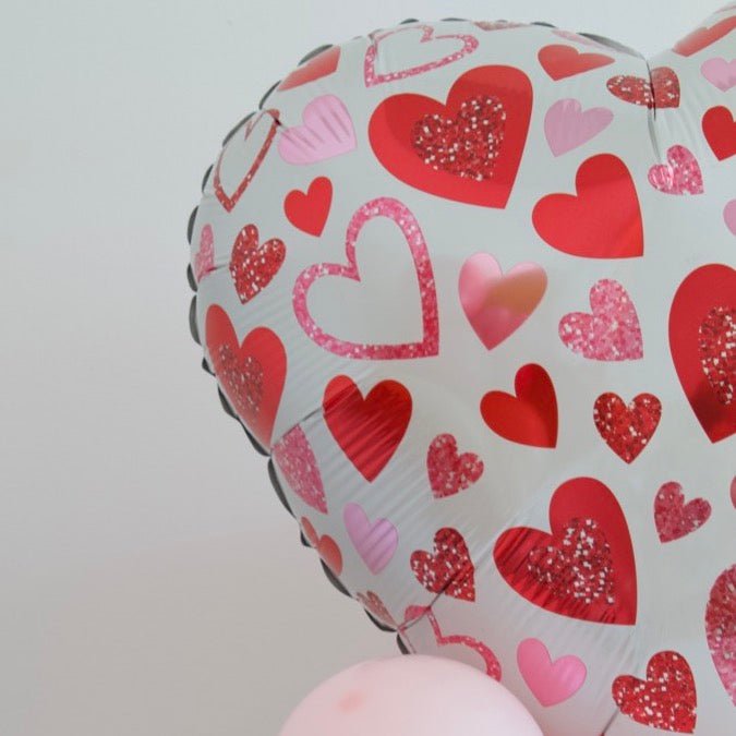 Sparkle Heart Balloon Bouquet