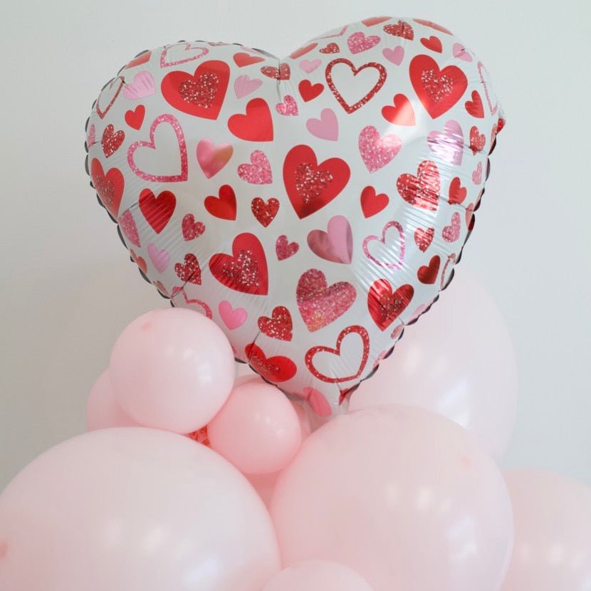 Sparkle Heart Balloon Bouquet