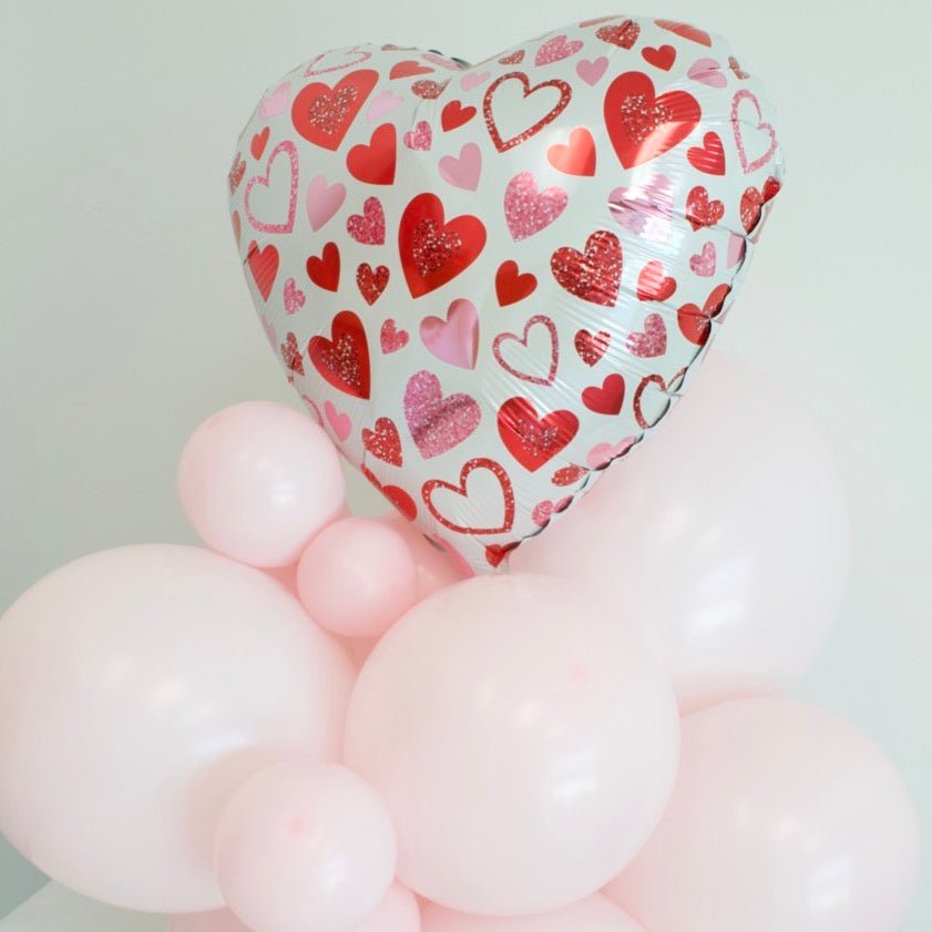 Sparkle Heart Balloon Bouquet