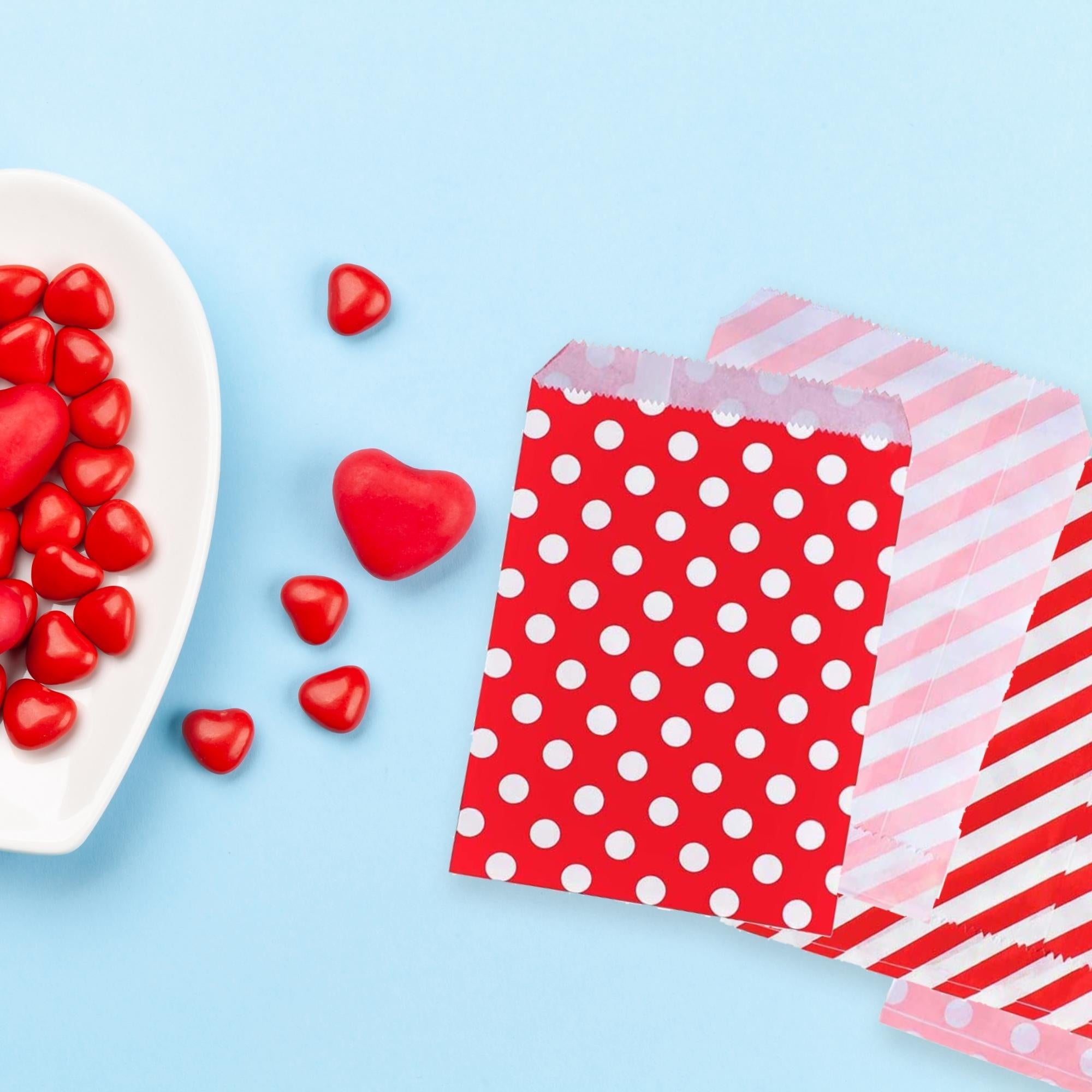 Red And Pink Treat Bags