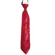 Red Tie With Flashing Led Lights