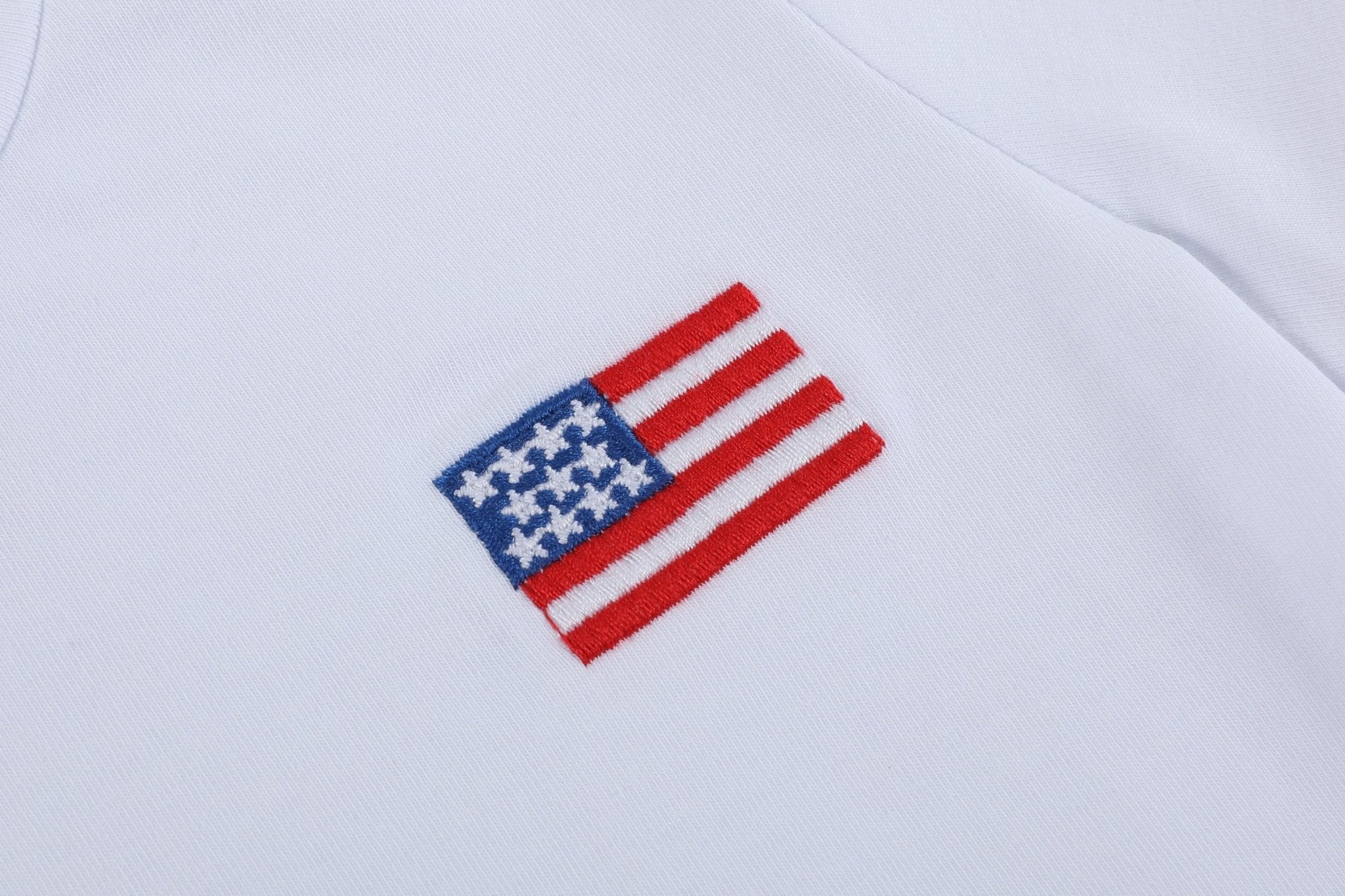 Red, White And Blue Shirt And Shorts Set