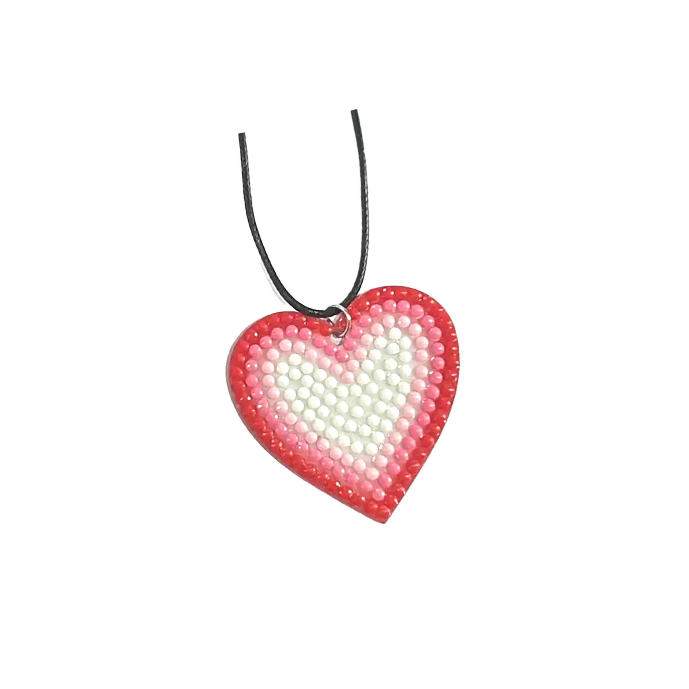 Diamond Art Heart Necklace