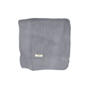 The Chunky Knit Blanket - Slate