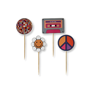 Groovy Cupcake Toppers