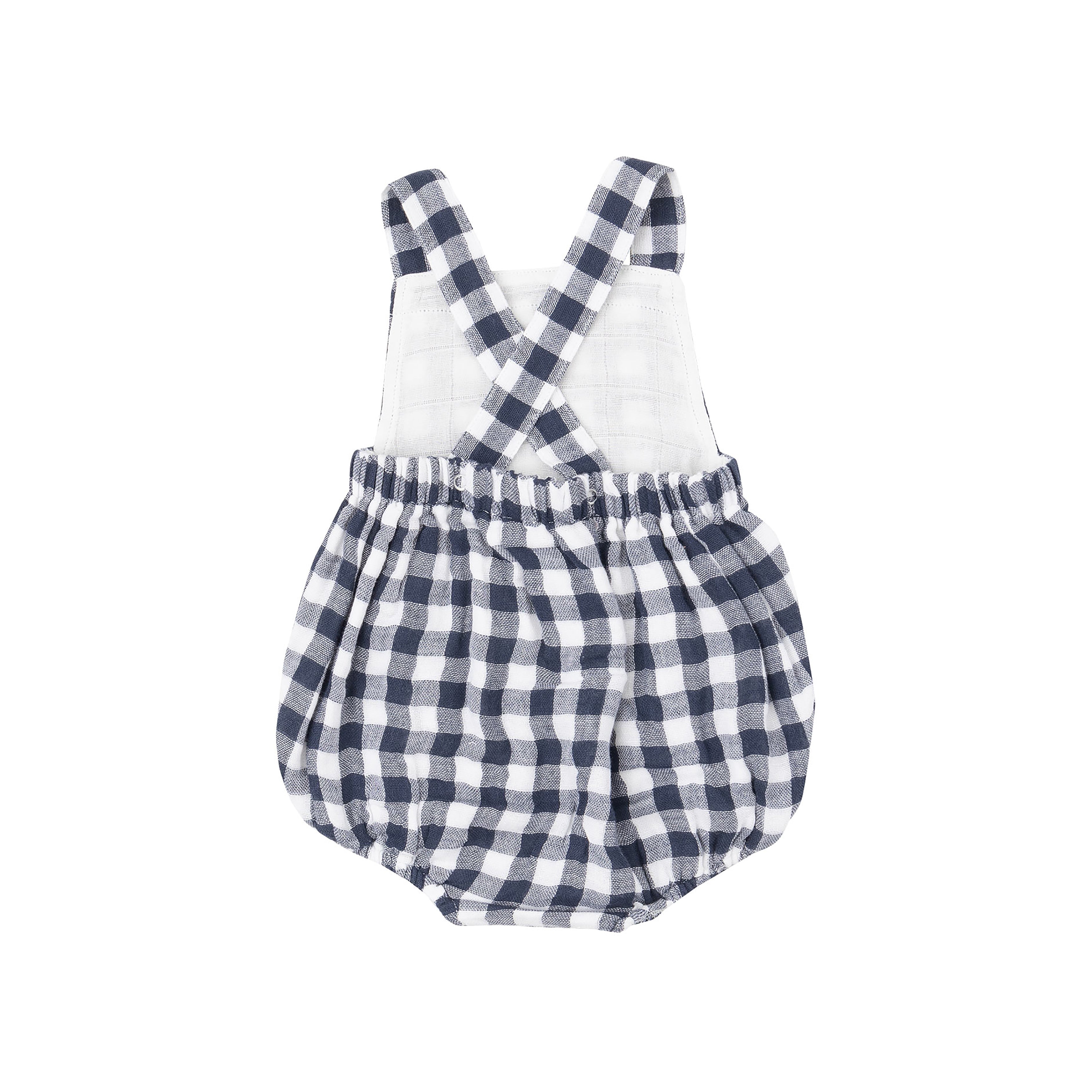 Retro Sunsuit - Gingham Navy