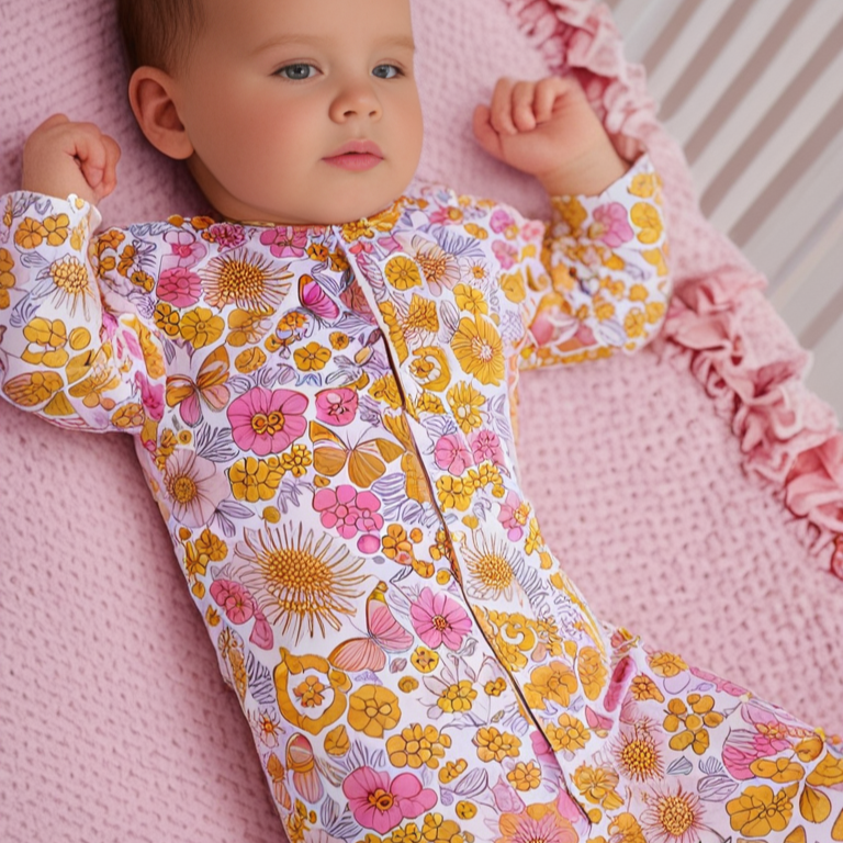 Ruffle Footie - Kim's Calling