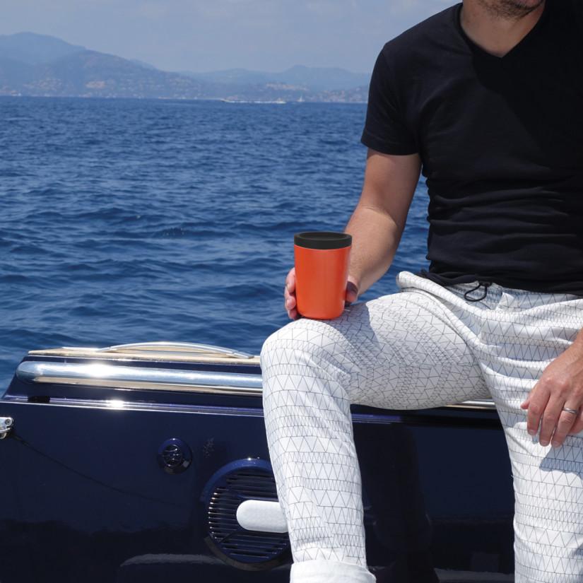 Reusable Coffee Cup 12 Oz - Persimmon