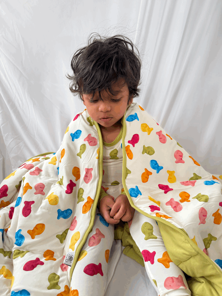My First Snack Blanket – Buttery Soft 2.0 Tog Toddler Bamboo Blanket