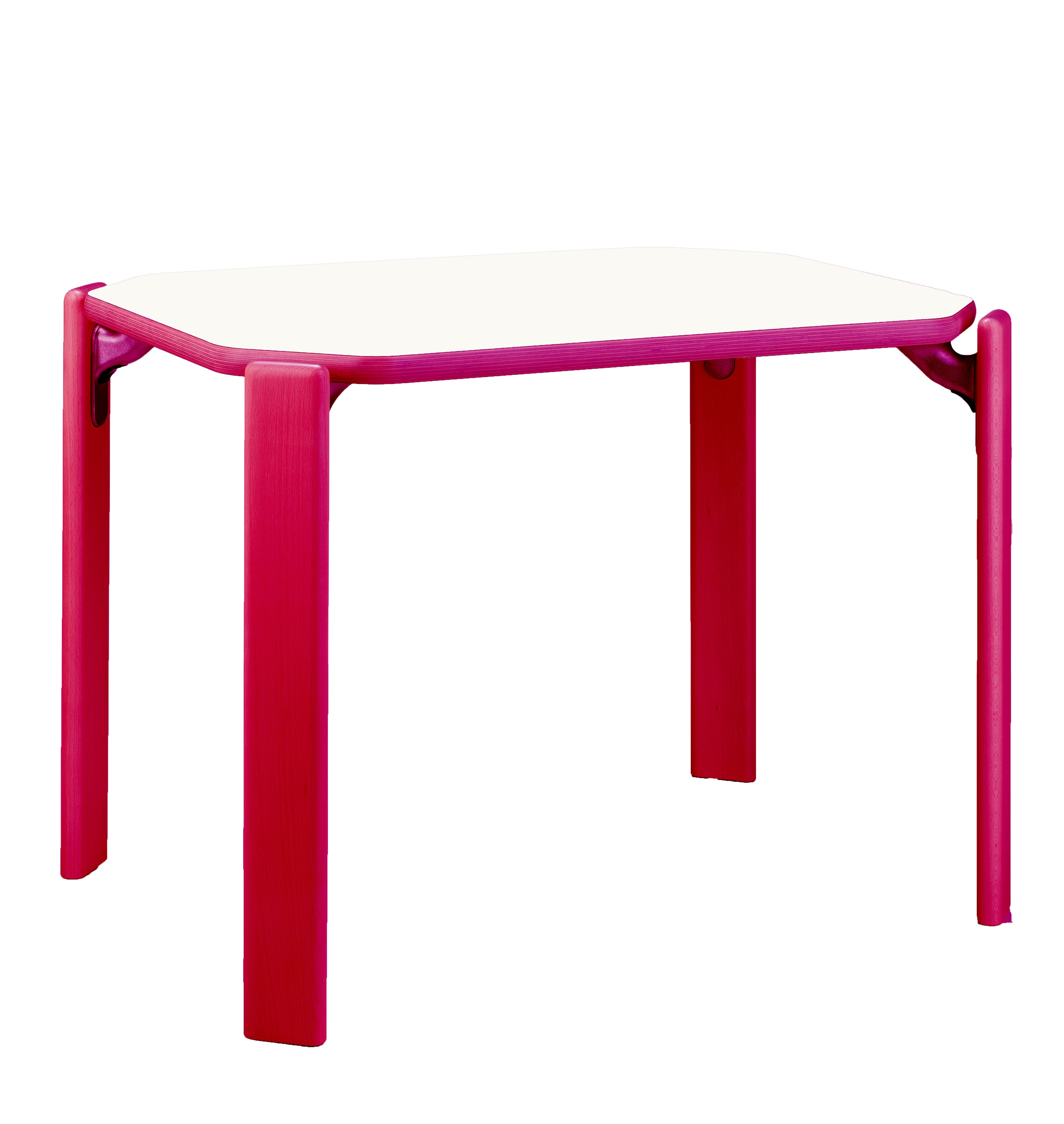 Dietiker Rey Junior Table – rectangular kids table in Red Candy